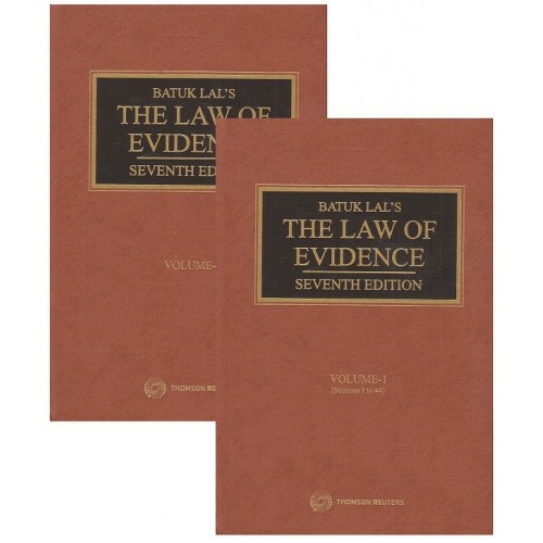 Batuklal's Law of Evidence by Thomson Reuters [2 HB Vols.]